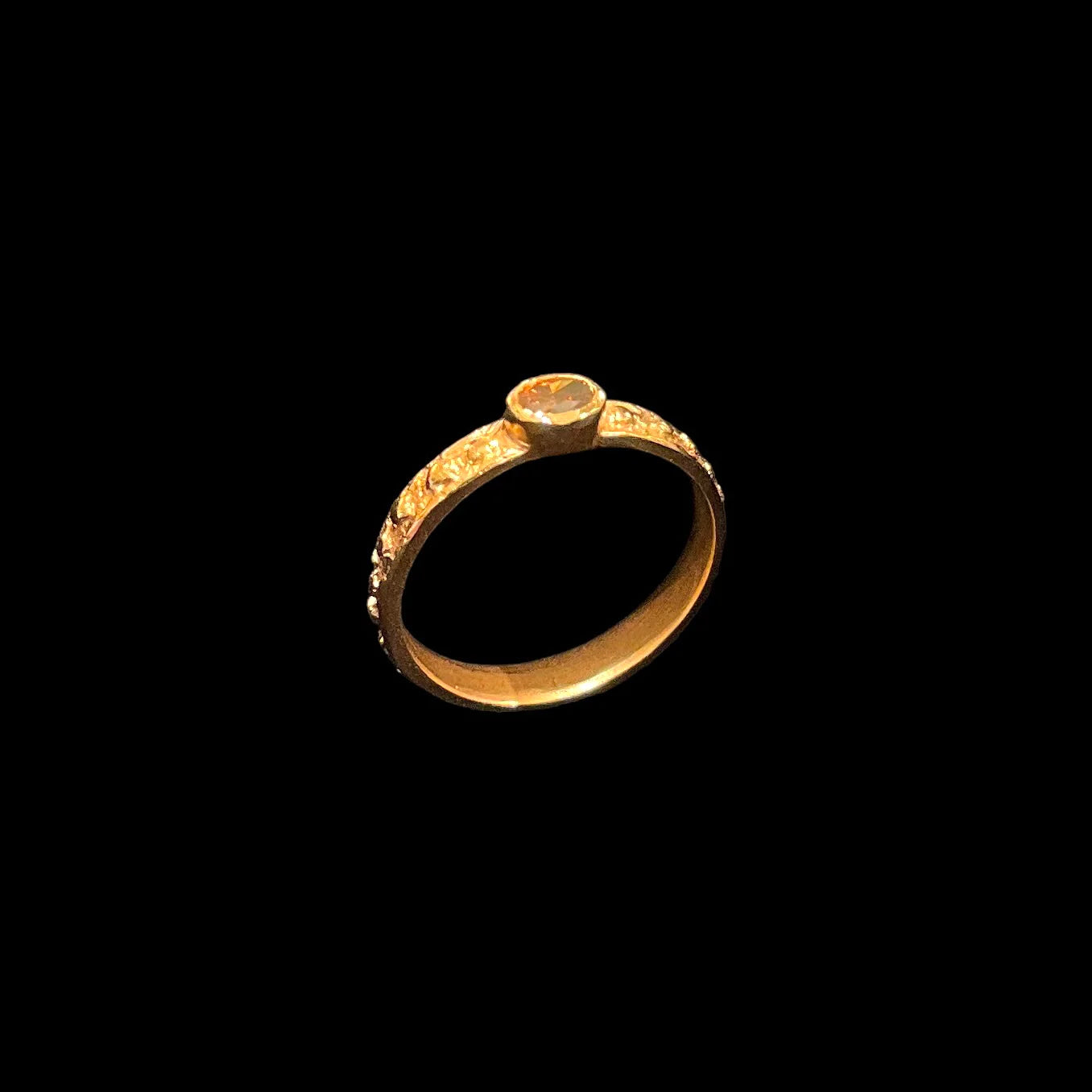 Primitive Series - Ring (Brown diamond)