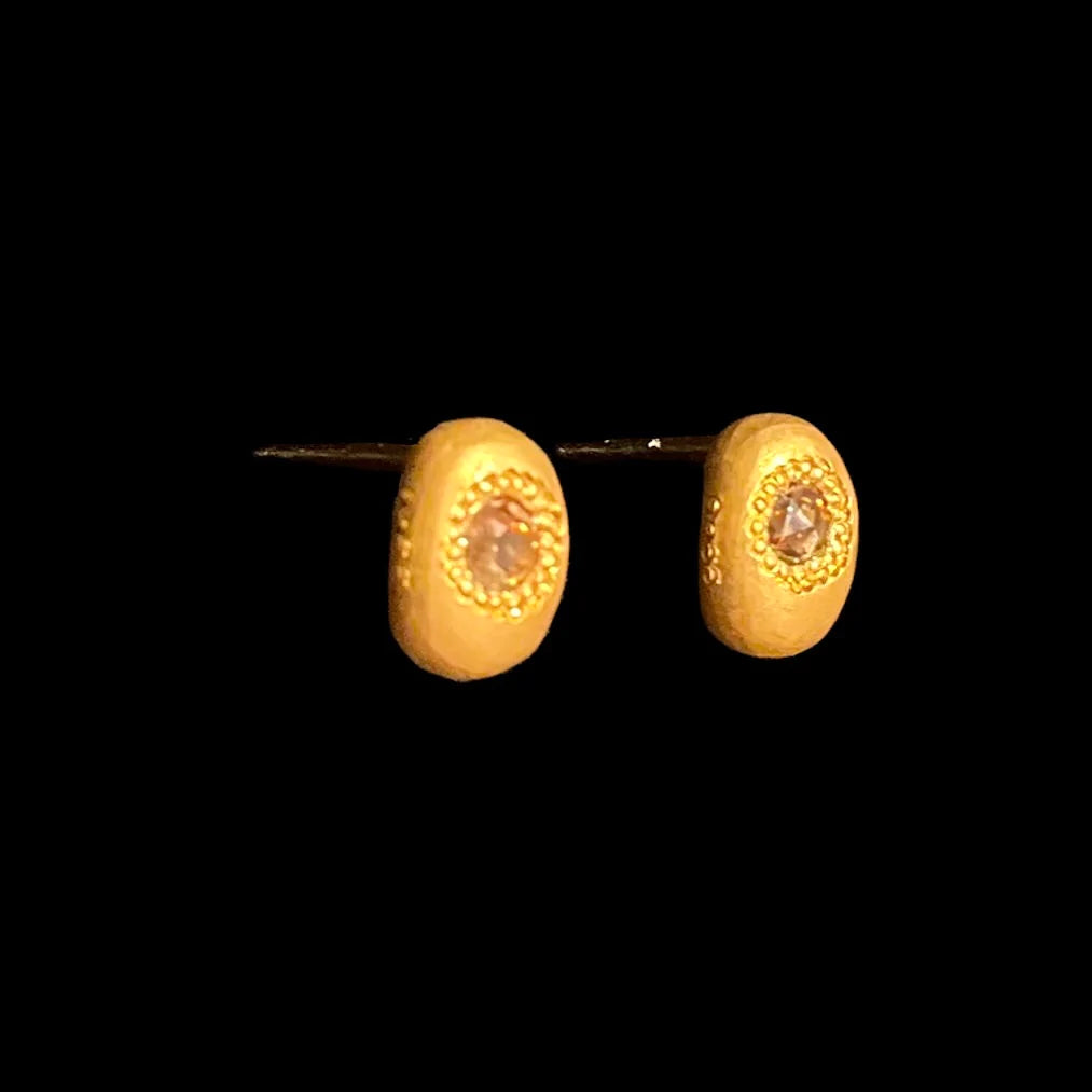 Primitive One Stone Earrings