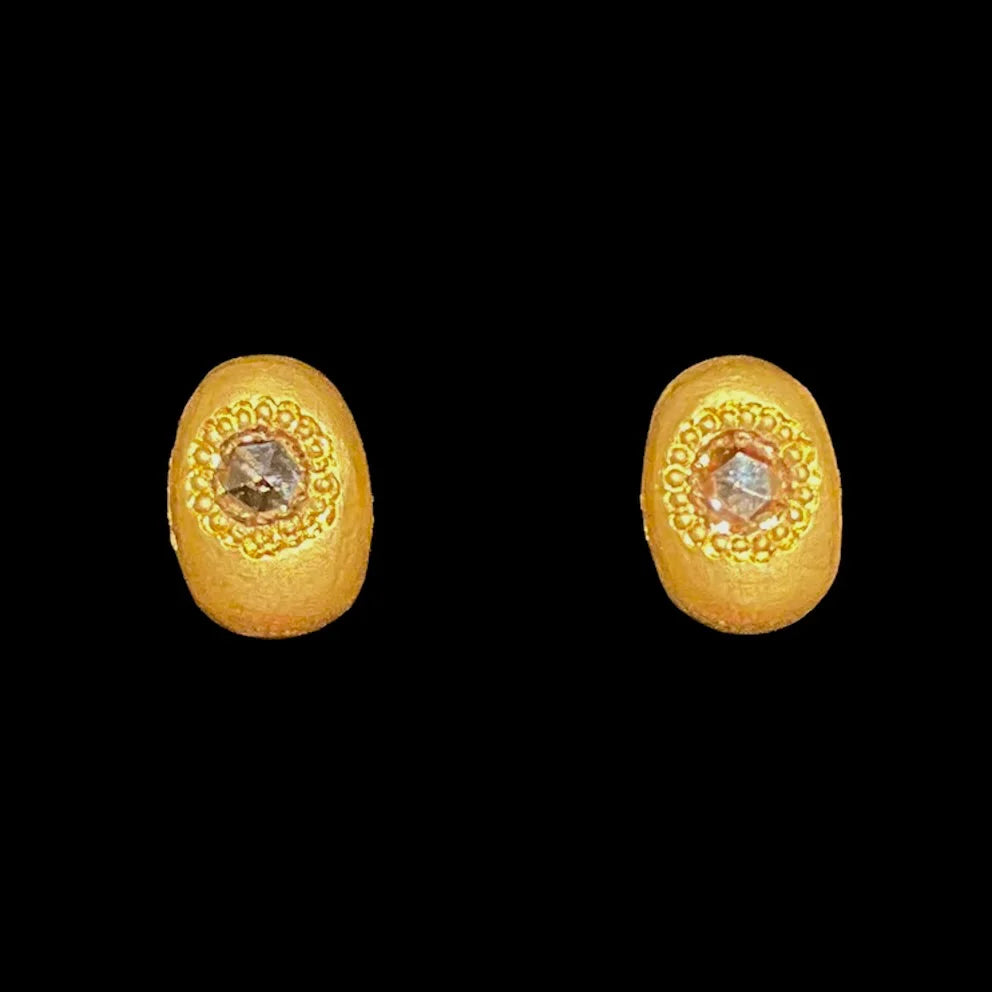 Primitive One Stone Earrings