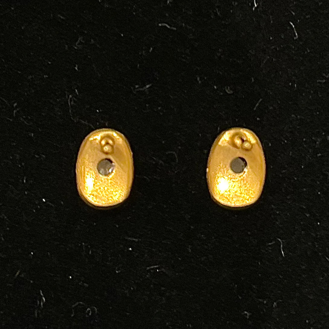 Primitive One Stone Earrings