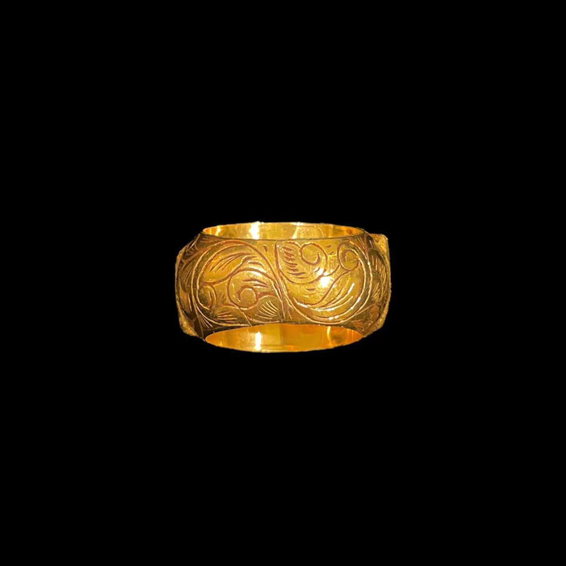 Indian Antique Ring - Flower