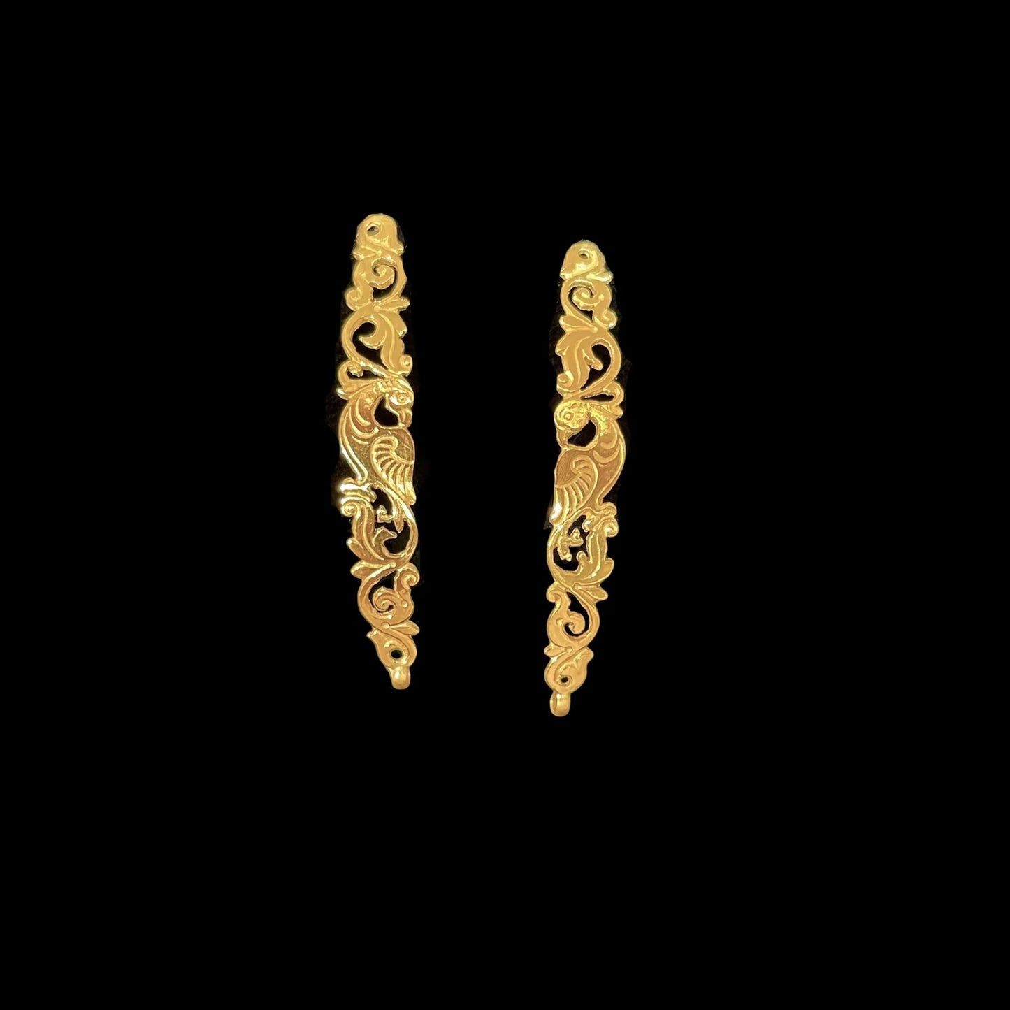 Peafowl Earrings - Long
