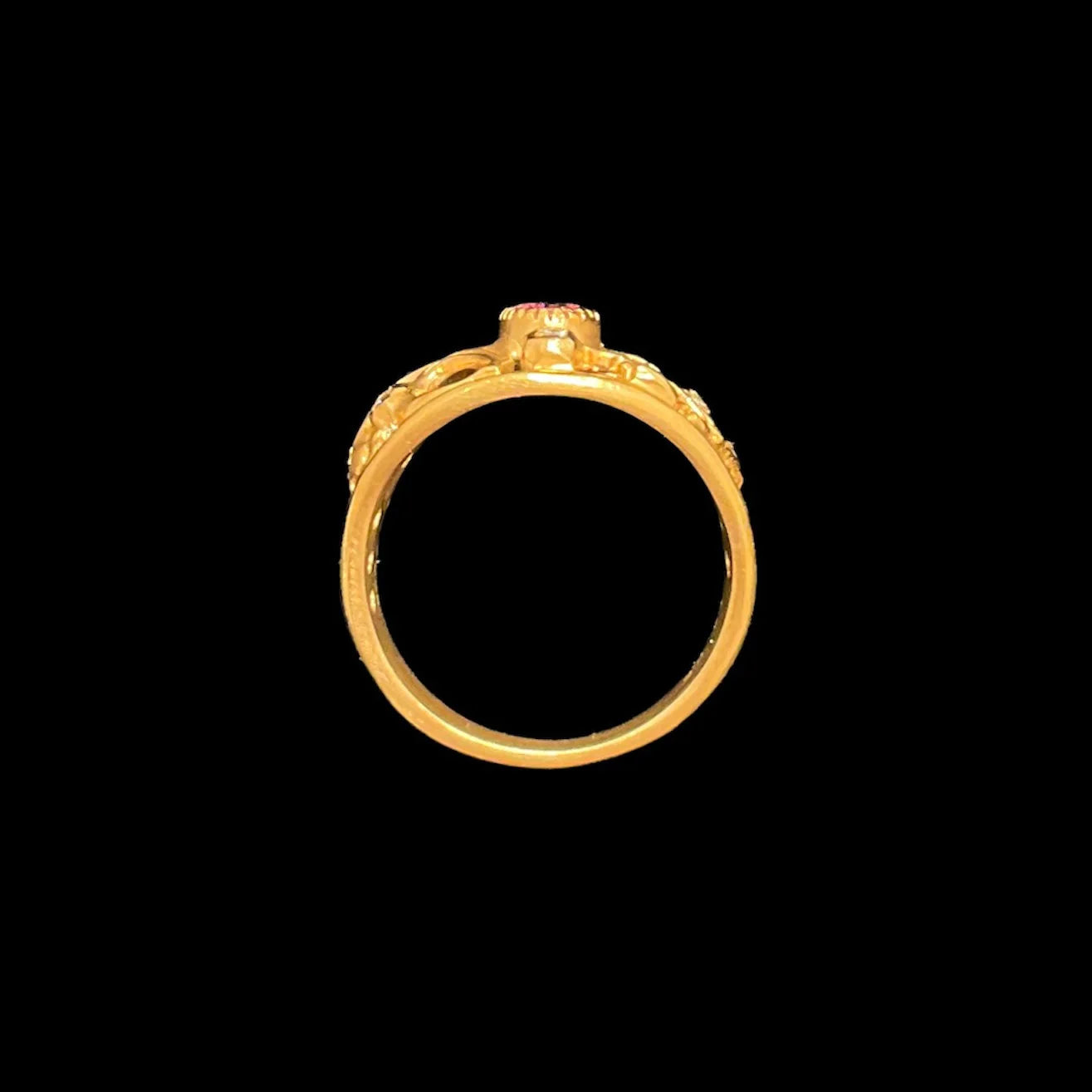 Botanical Ring (Pink Spinel)