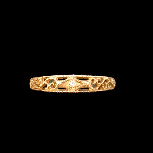 Milgrain Ring