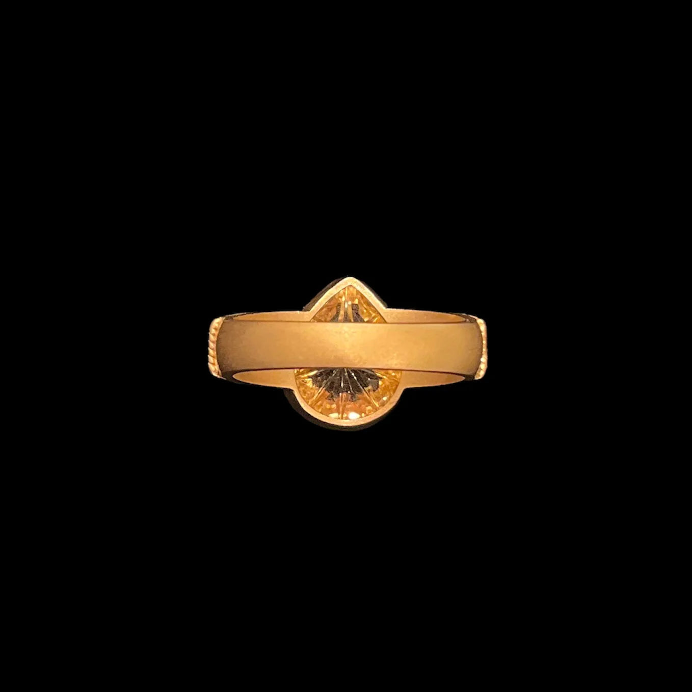 Koshu Kiriko Ring (Citrine Topaz)
