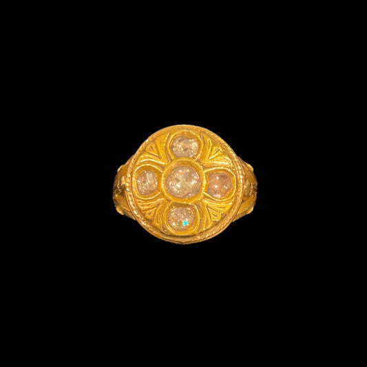 Indian Antique Ring - Round Shape