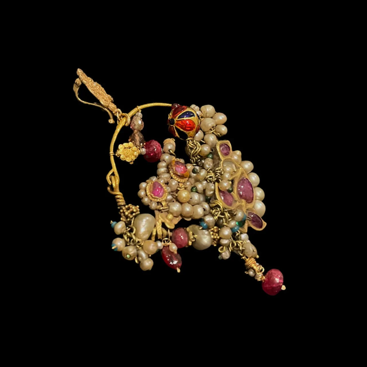 Indian Aitique parts - Pendant - Tika/Nose ring