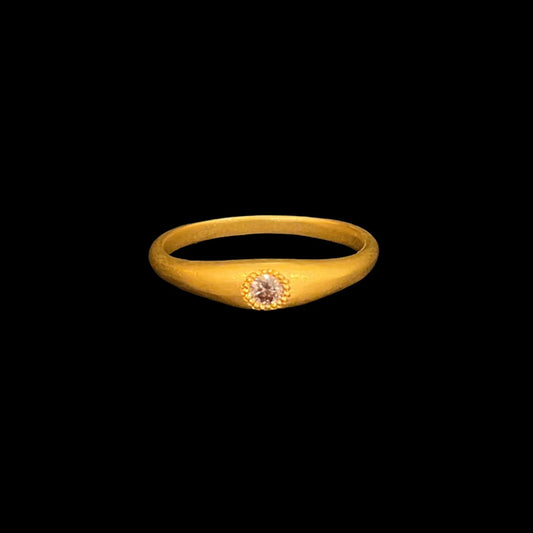 Primitive Series - Solitary Stone Ring